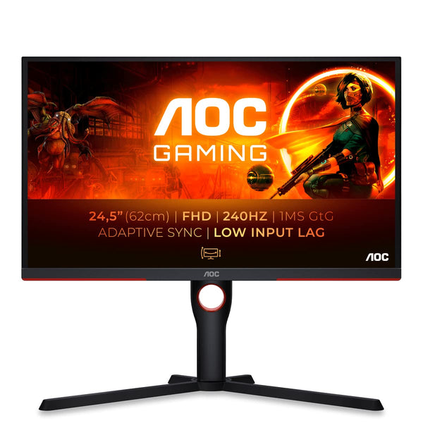 AOC 24,5  Gaming 1ms,0.5ms 240Hz, HDMI,DP