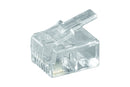 Modularstik, RJ45 for 8 leder fladkabel