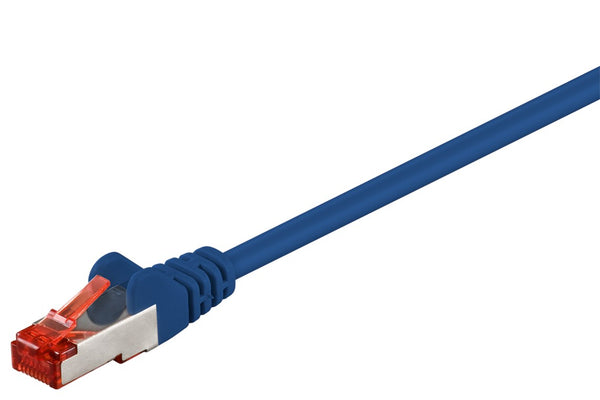Patch kabel, S/FTP CAT6, 50 m, Blå
