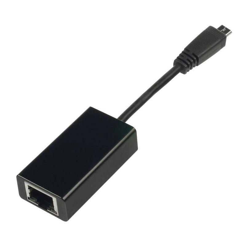 Lindy 42948 kabel kÃ¸nsskifter USB-A RJ-45 Sort