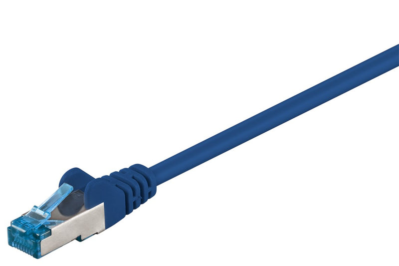 Patch kabel, S/FTP CAT6A, 30 m, Blå