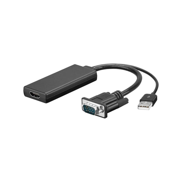 Videokonverter, SVGA+audio til HDMI sort