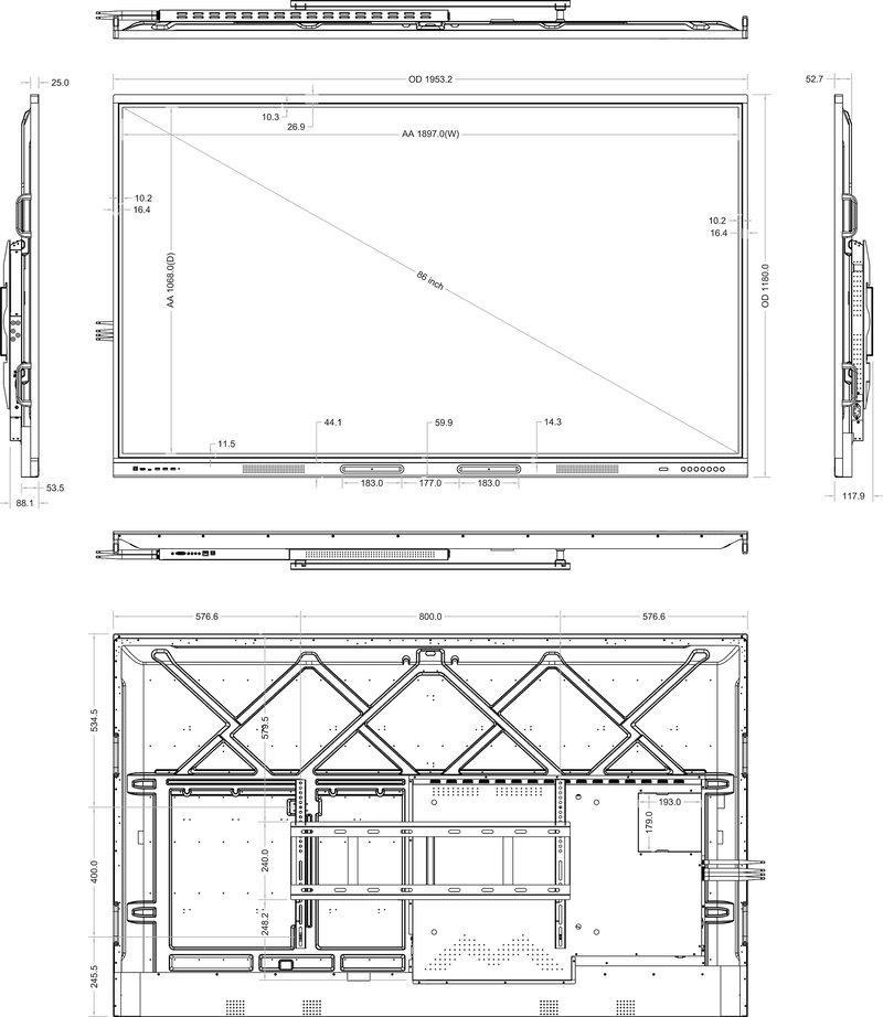 ADisplay Value Touch 86"  Gen5+ - 860150-4KT