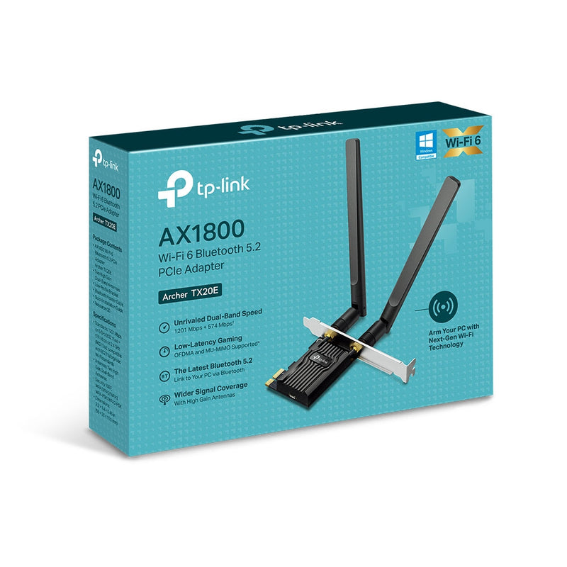 TP-Link Archer TX20E AX1800 Wi-Fi 6 BT 5.2