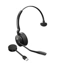 Jabra Engage 55 Headset TrÃ¥dlÃ¸s Kontor/Callcenter Bluetooth Opladningsstativ Sort