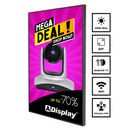 ADisplay 65" 2500 Nits Android 11 HDMI-IN