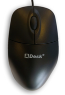 ADesk USB mus optisk med scroll