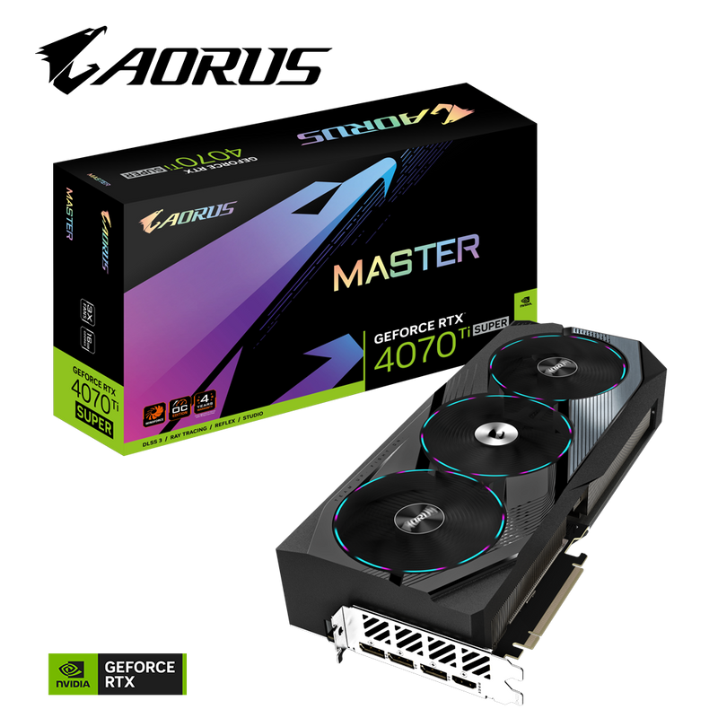 GIGABYTE GeForce RTX 4070 Ti SUPER AORUS Master 16GB