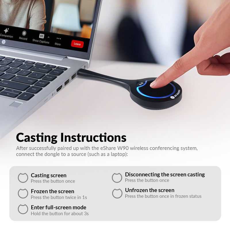eShare D30 USB-C Casting Dongle