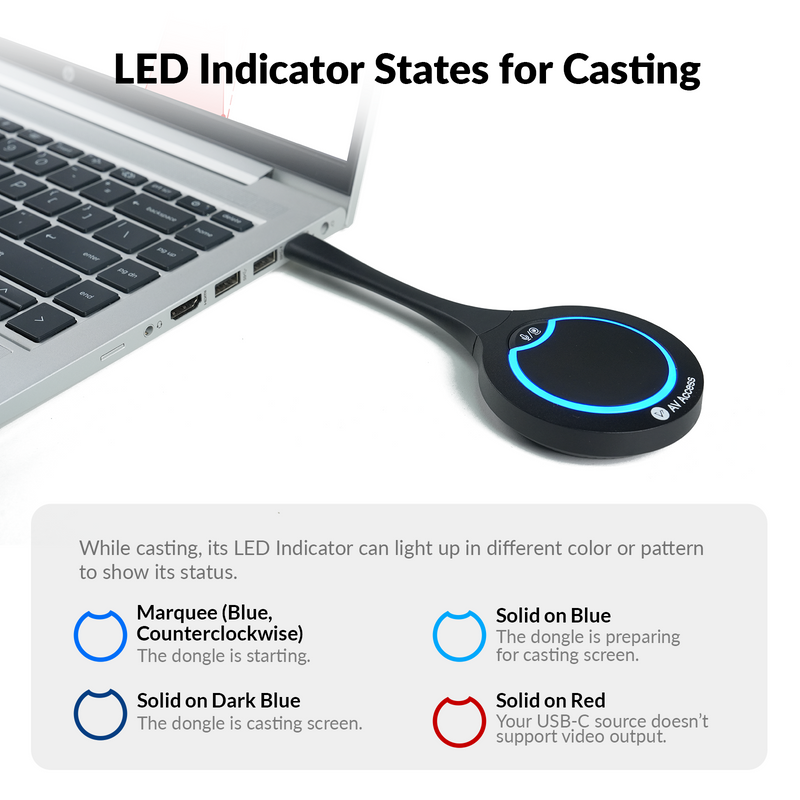 eShare D30 USB-C Casting Dongle