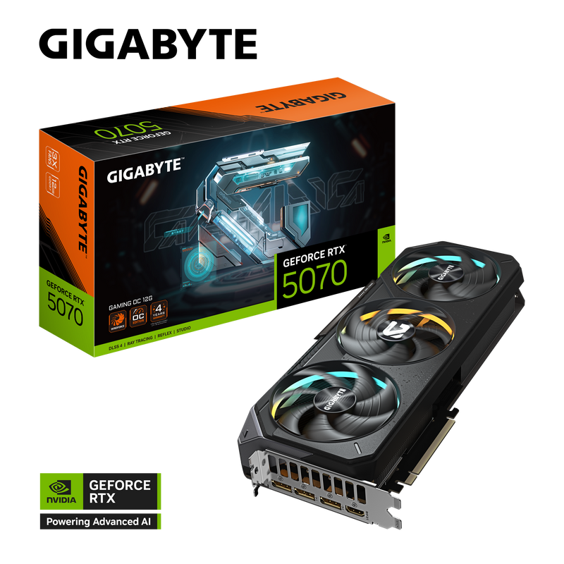 Gigabyte GeForce RTX 5070 GAMING OC 12G