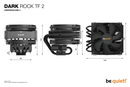 be quiet! BK031 Dark Rock TF 2, 230W TDP, CPU cooler, Intel-1200/2066/1150/1151/1155 /2011(-3) S...