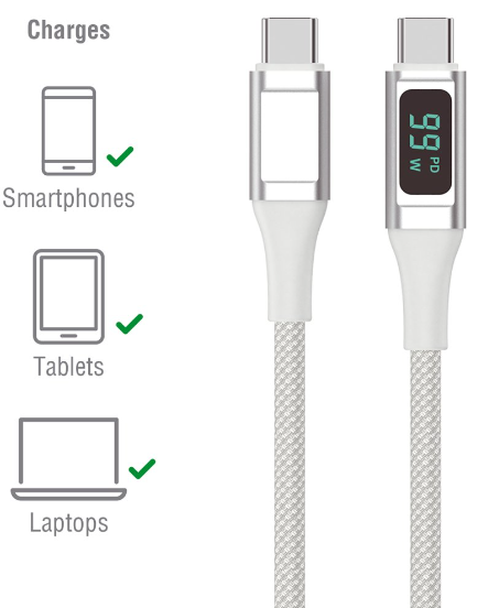 4smarts DigitCord - USB-kabel - 24 pin USB-C