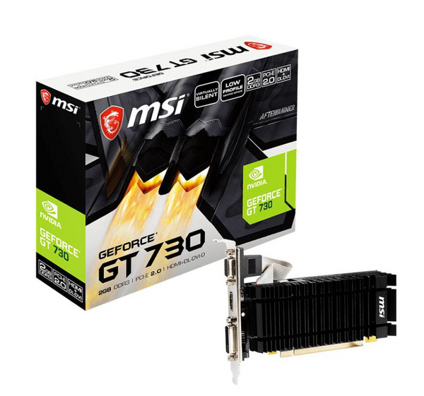 GeForce GT 730 2GB SILENT HDMI,VGA,DVI
