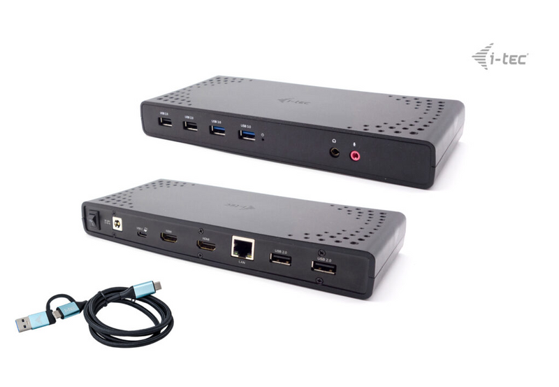 Dock USB 3.0 / USB-C / Thunderbolt Dual HDM + Power Delivery 100W