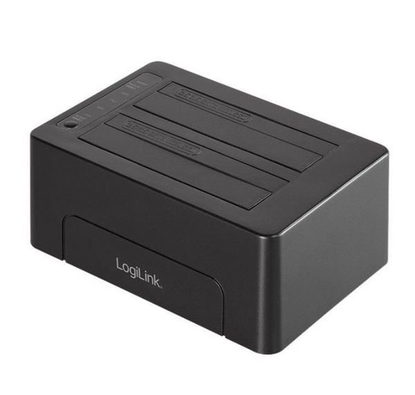 LogiLink USB 3.1 Gen 2 Quickport 2-Bay. 2.5  & 3.5  SATA