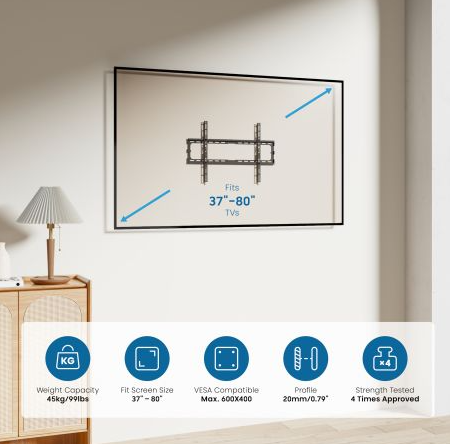 Easy Fix TV Wall Mount XL 37-70