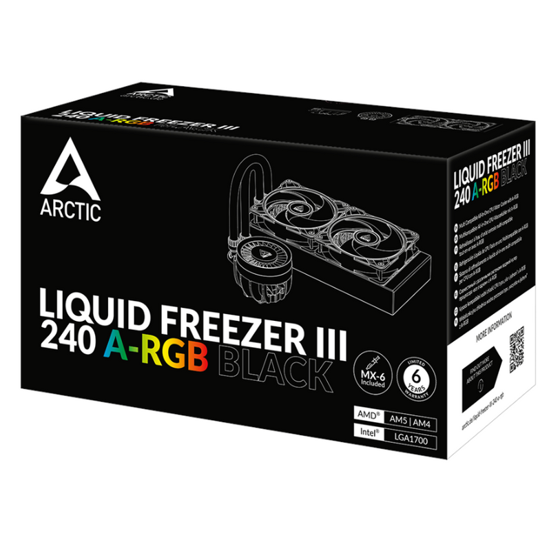 Arctic Liquid Freezer III 240, AM5/AM4, LGA1700 RGB