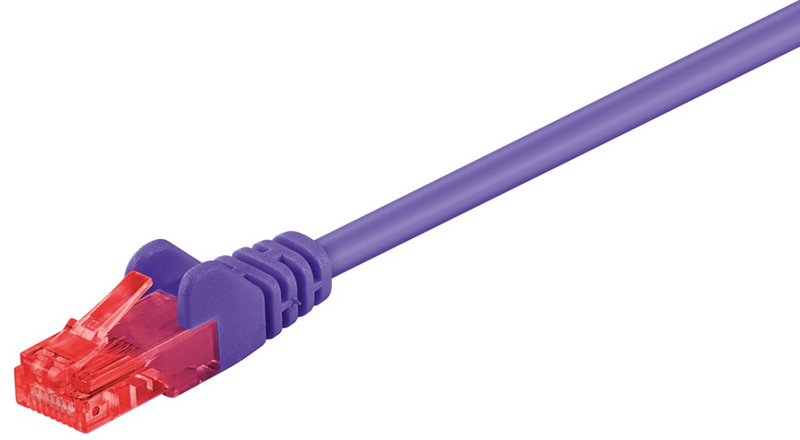 Patch kabel, UTP CAT6, violet, 2 m