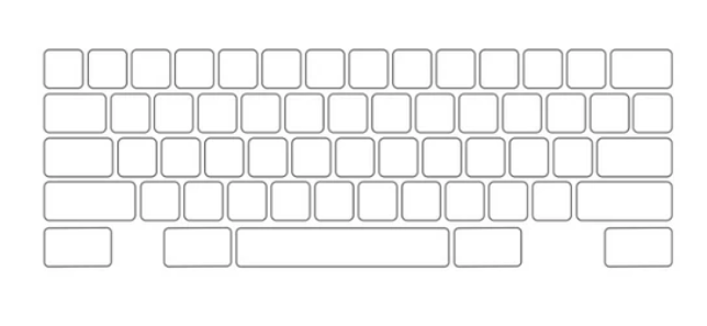 Abook 695 DK tastatur med backlight