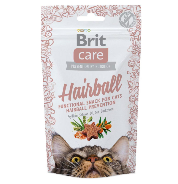 Brit Care Cat Snack Hairball - cat treat - 50 g (Adult, Junior, Senior, 1Â pcs., 50Â g)