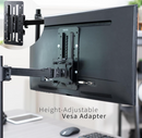 VIVO Height Adjustable VESA Adapter for Single 13 to 27 inch Monitor