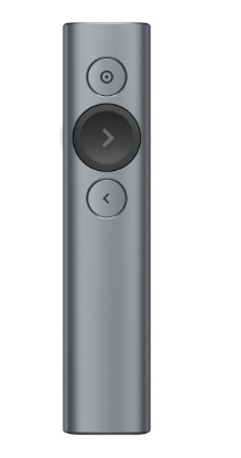 Logitech Spotlight Presentation Remote trÃ¥dlÃ¸s prÃ¦sentationsenhed Bluetooth/RF GrÃ¥