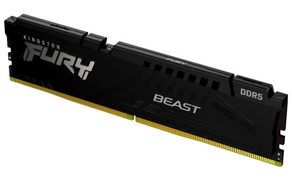 Kingston Technology Fury Beast Black 32GB 5200MT/s DDR5 CL40 XMP 3.0 Ready Computer Memory Singl...