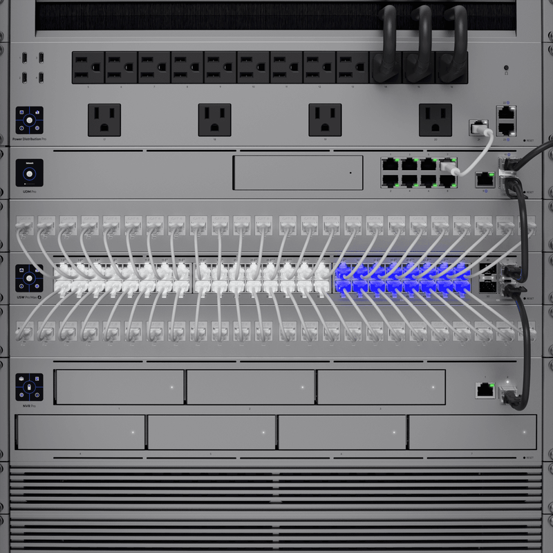 Ubiquiti USW-PRO-MAX-48 Networks UniFi Layer 3 Etherlighting switch with 2.5 GbE.