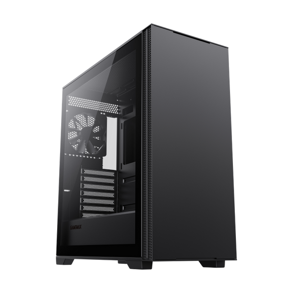Gamemax Quest kabinet,ATX Sort Glas