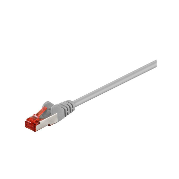 Patch kabel, S/FTP CAT6-LSZH, 0,15 m, grå