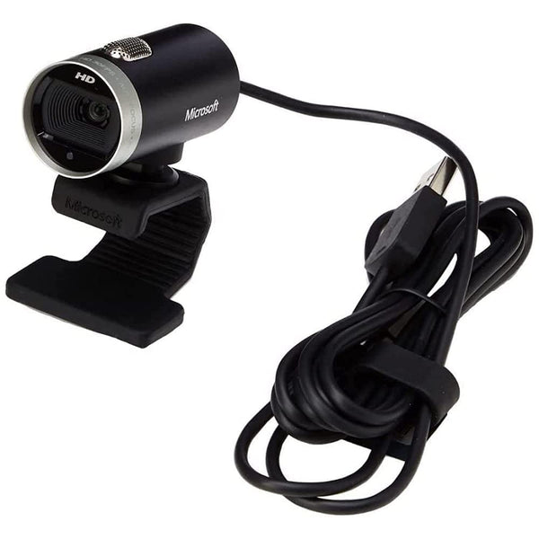 Microsoft LifeCam Cinema webcam 1 MP 1280 x 720 pixel USB 2.0 Sort, Sølv