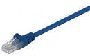 Patch kabel, UTP CAT5E, blå, 0,25 m