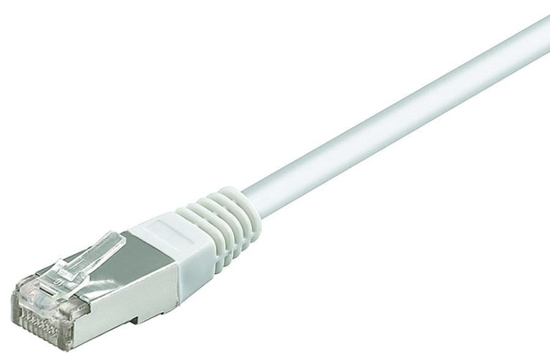Patch kabel, F/UTP CAT5E, 3 m hvid