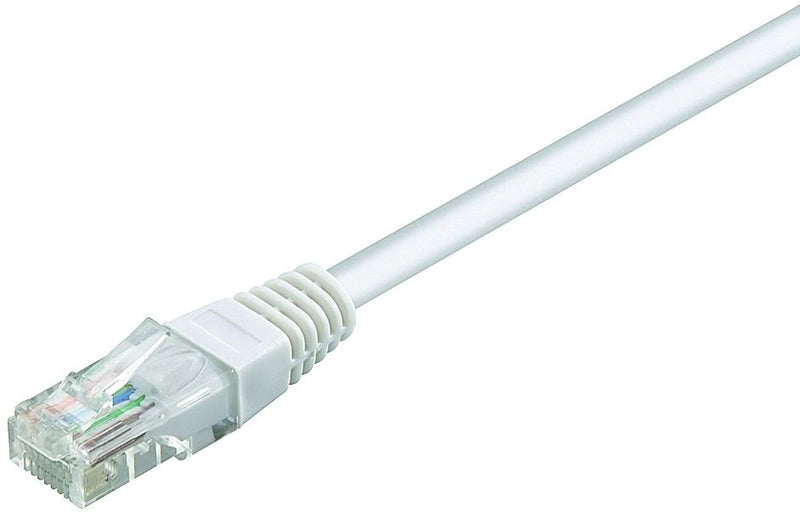 Patch kabel, UTP CAT6, hvid, 0,5 m