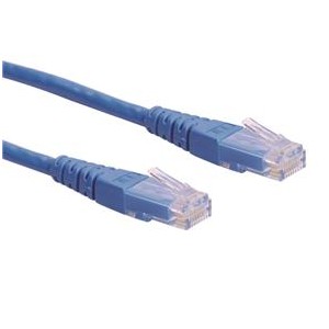 Patch kabel, UTP CAT6, blå, 7,5 m