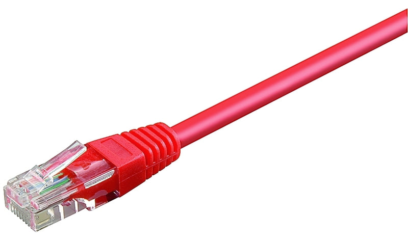Patch kabel, UTP CAT6, rød, 3 m