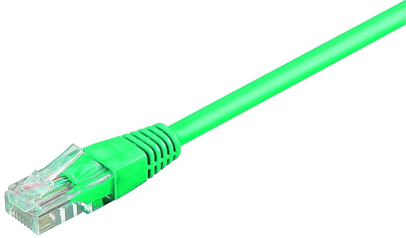 Patch kabel, UTP CAT6, grøn, 0,5 m