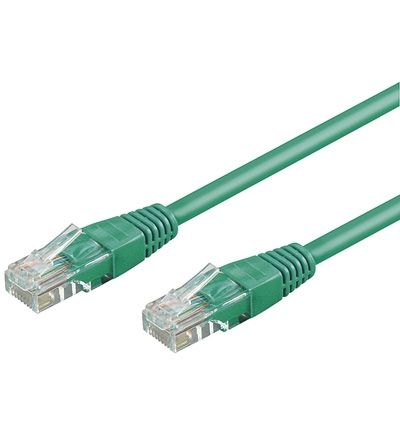 Patch kabel, UTP CAT6, grøn, 7,5 m
