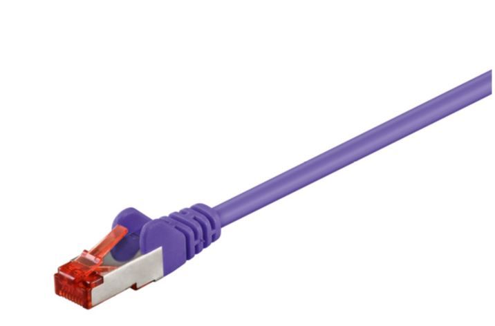 Patch kabel, S/FTP CAT6-LSZH , violet, 1,5 m