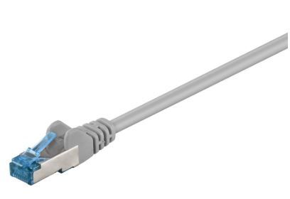 Patch kabel, S/FTP CAT6A, 0,25 m, grå