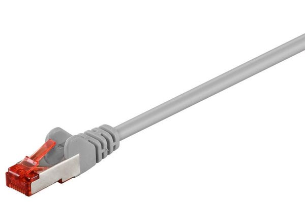 Patch kabel, S/FTP CAT6-LSZH, 7,5 m, grå