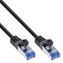 Patch kabel, S/FTP CAT6A, 15m, Sort, Udendørs