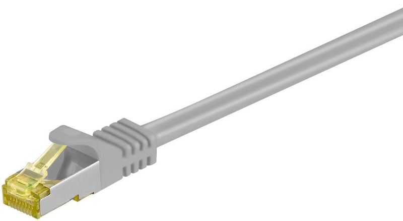 Patch kabel, S/FTP CAT7-PIMF, 1,00 m, grå