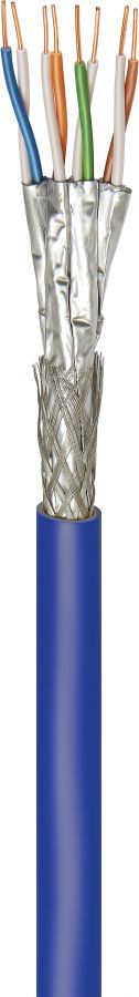 Round kabel S/FTP CAT7+ PIMF, 100m, Blue