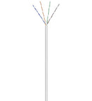 Patch kabel (blød), UTP CAT5E, grå, 100 m på spole, CCA