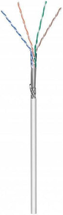 Installationskabel (stiv), SF/UTP CAT5E, grå, 305 m,