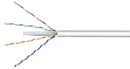 Installationskabel (stiv), UTP CAT6, grå, 305 m i karton, CCA
