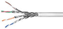 Installationskabel (stiv), S/FTP CAT6, 100 m på spole, CCA