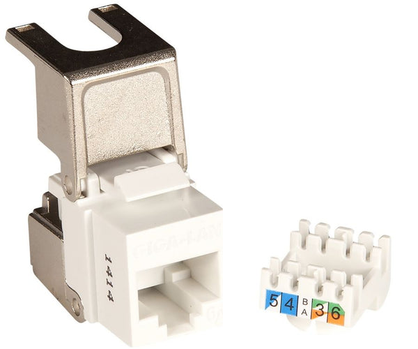 GIGA-LAN PRO UTP FLIP JACK C6A KEYSTONE